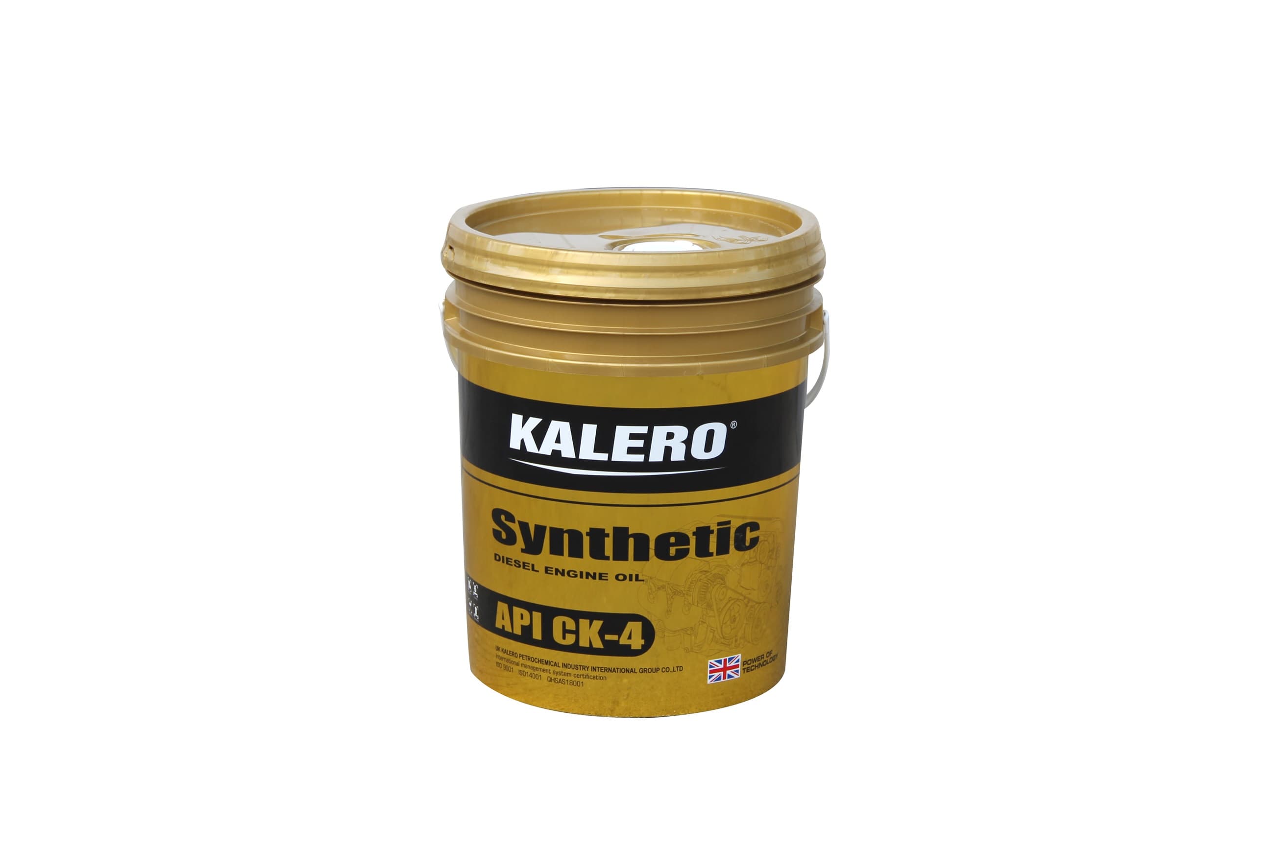 KALERO diesel engine oil product packaging for distributor review